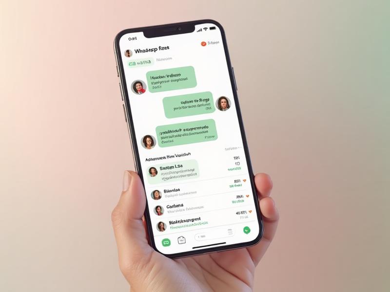 WhatsApp mockup
